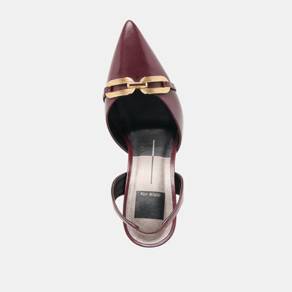 Malik Cranberry Crinkle Patent Heels | Dolce Vita Best Price