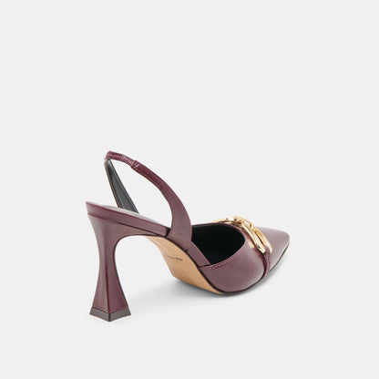 Malik Cranberry Crinkle Patent Heels | Dolce Vita Best Price
