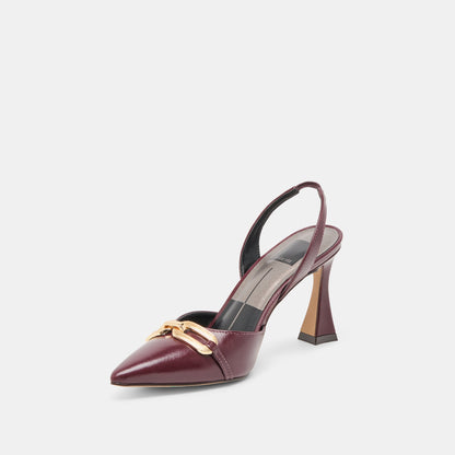 Malik Cranberry Crinkle Patent Heels | Dolce Vita Best Price