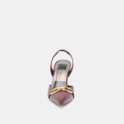 Malik Cranberry Crinkle Patent Heels | Dolce Vita Best Price