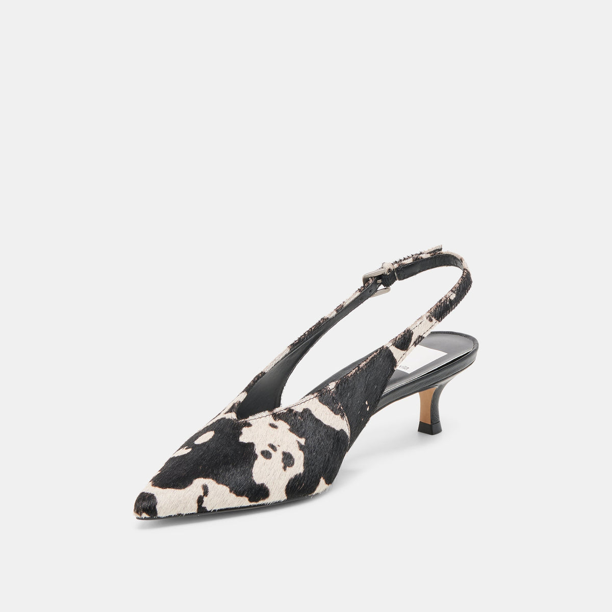 Alenna Black White Taurus Calf Hair Heels | Dolce Vita Trusted