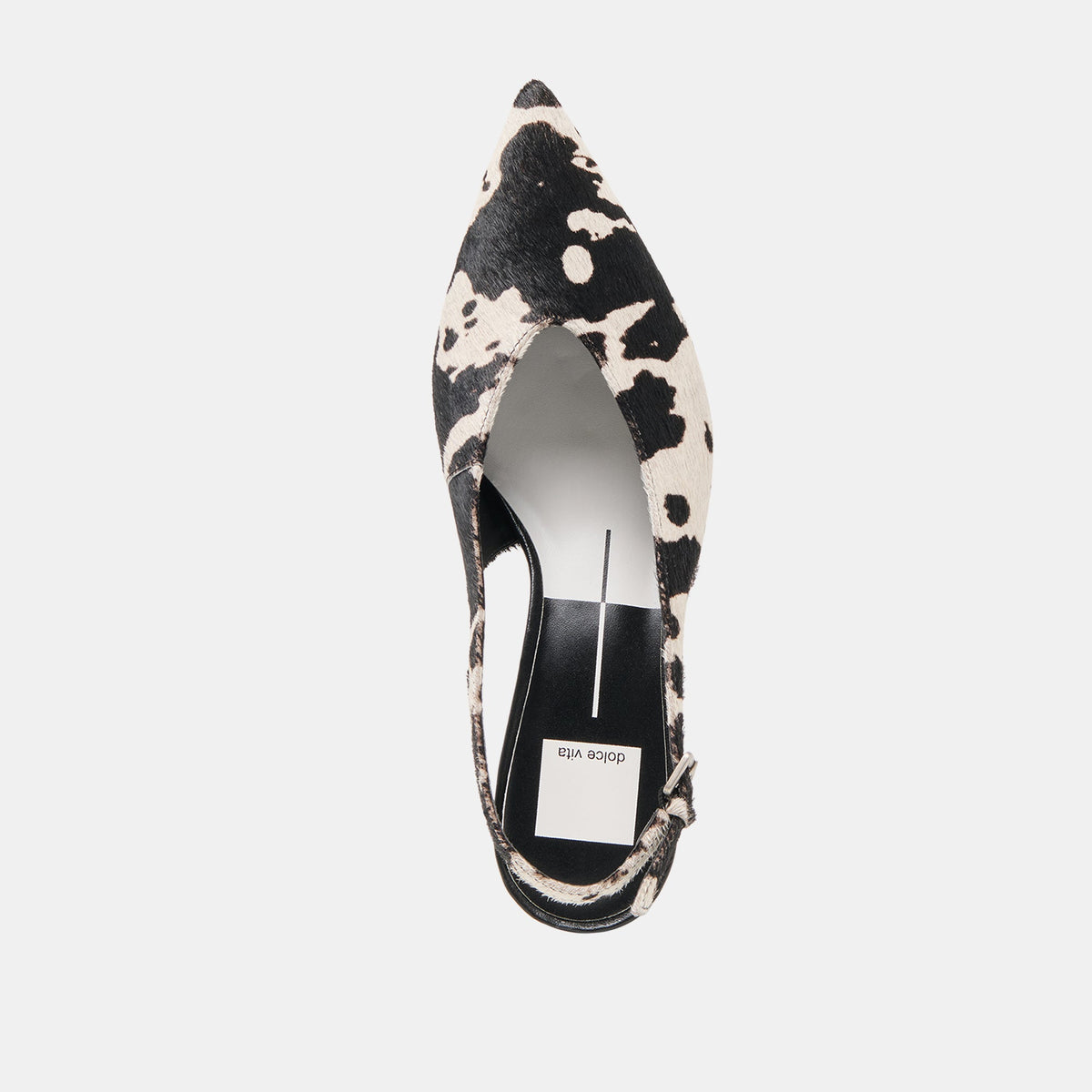 Alenna Black White Taurus Calf Hair Heels | Dolce Vita Trusted