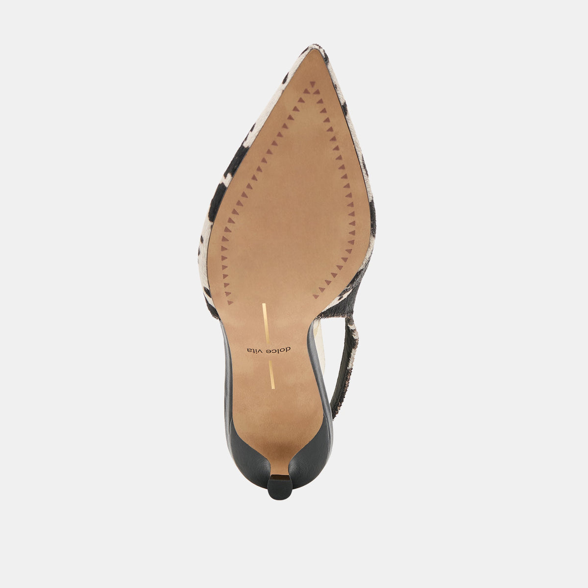 Alenna Black White Taurus Calf Hair Heels | Dolce Vita Trusted
