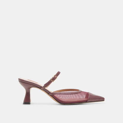 Loyd Burgundy Mesh Heels | Dolce Vita Customer Favorite