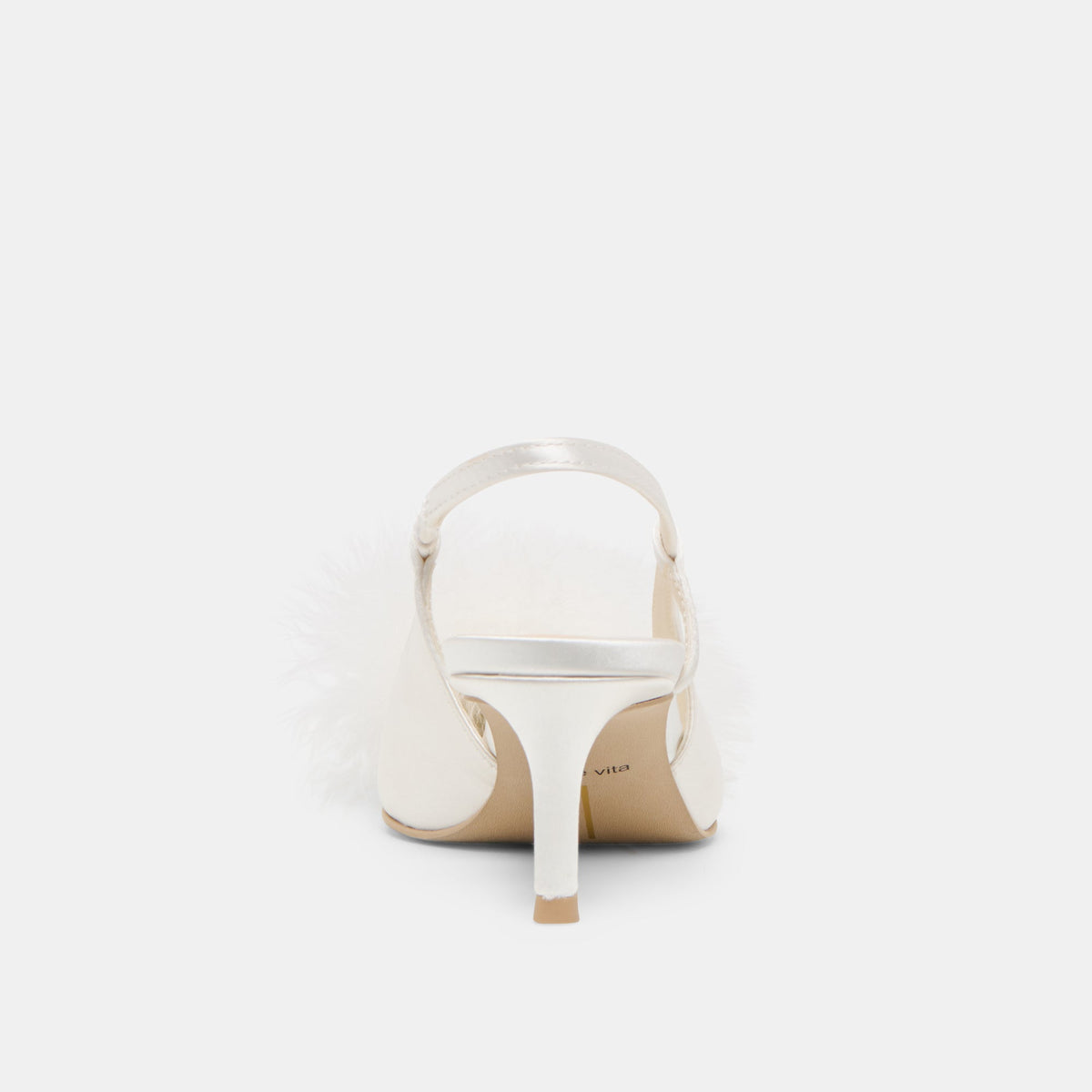Kamy True White Satin Heels | Dolce Vita Best Price
