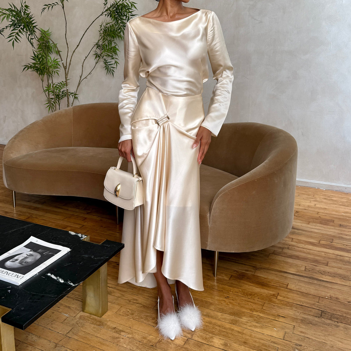 Kamy True White Satin Heels | Dolce Vita Best Price