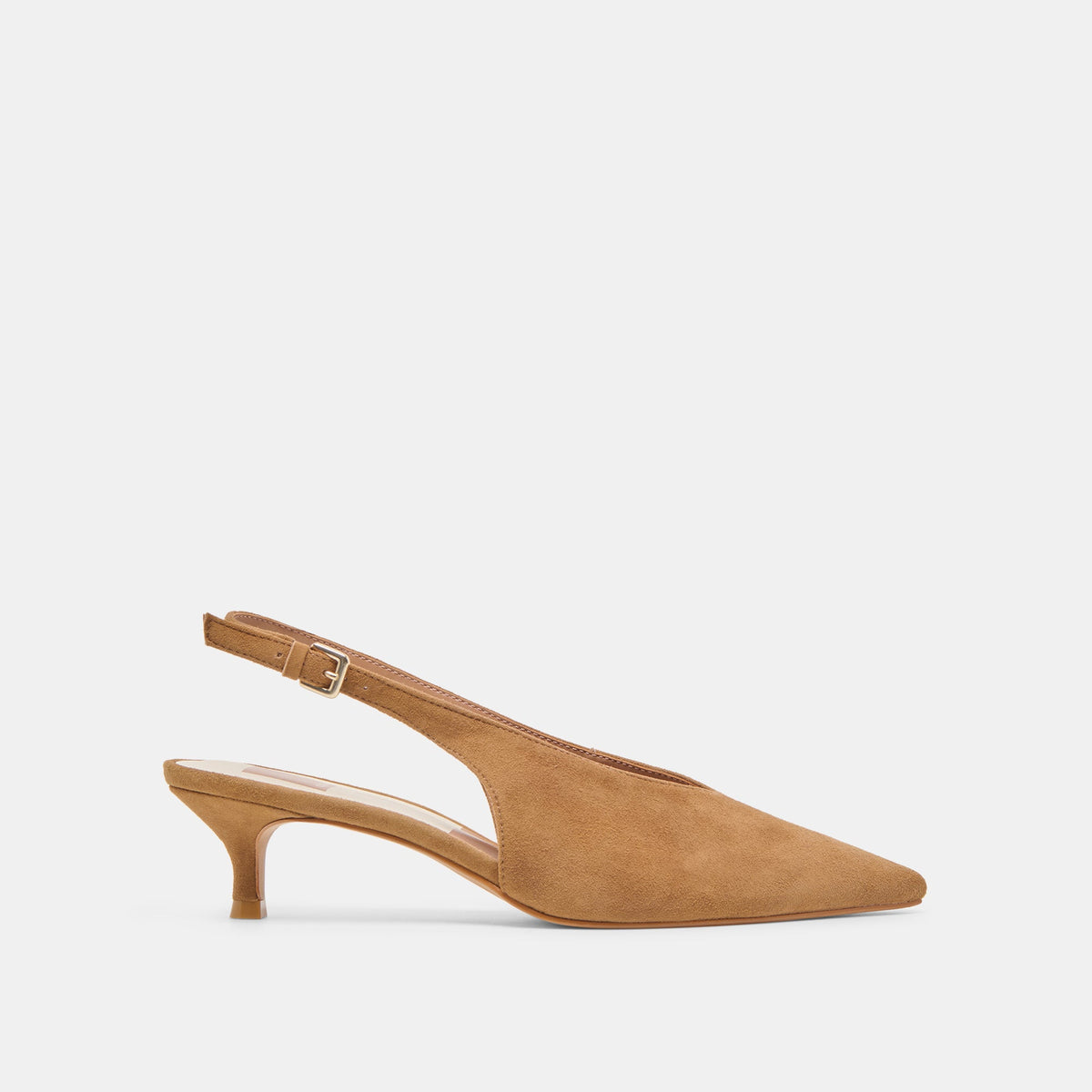 Alenna Lt Brown Suede Heels | Dolce Vita Featured