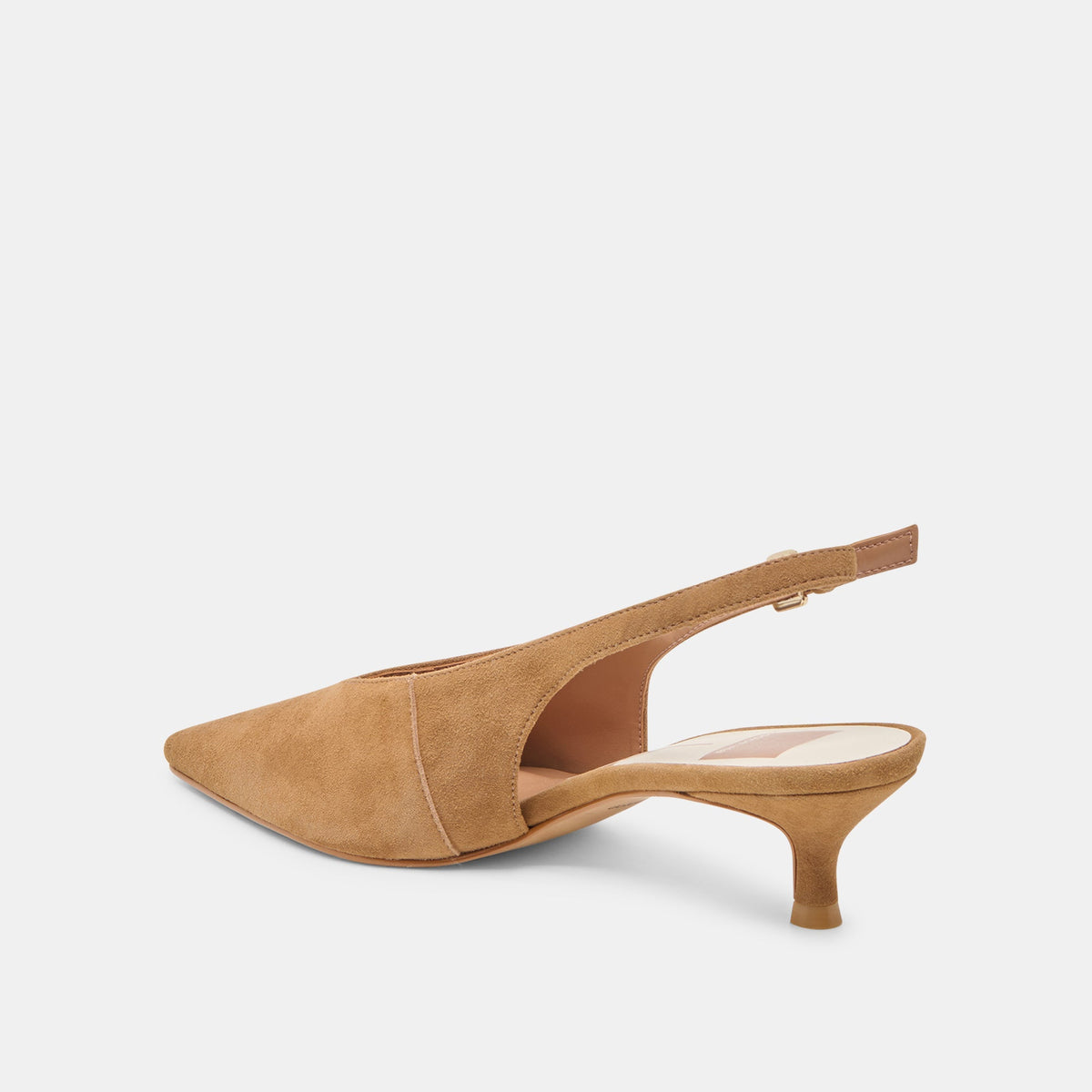 Alenna Lt Brown Suede Heels | Dolce Vita Featured