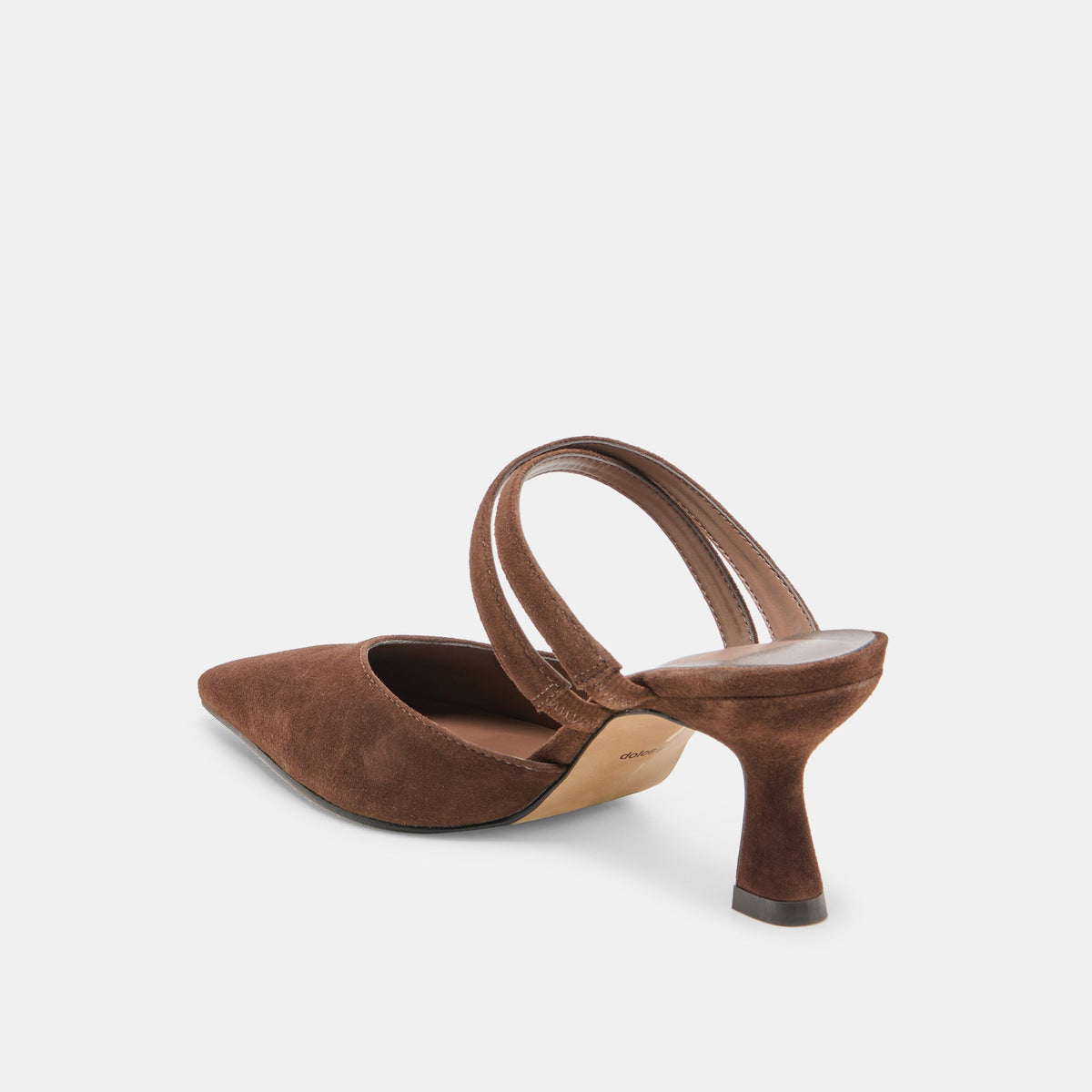 Linore Dk Brown Suede Heels | Dolce Vita Classic