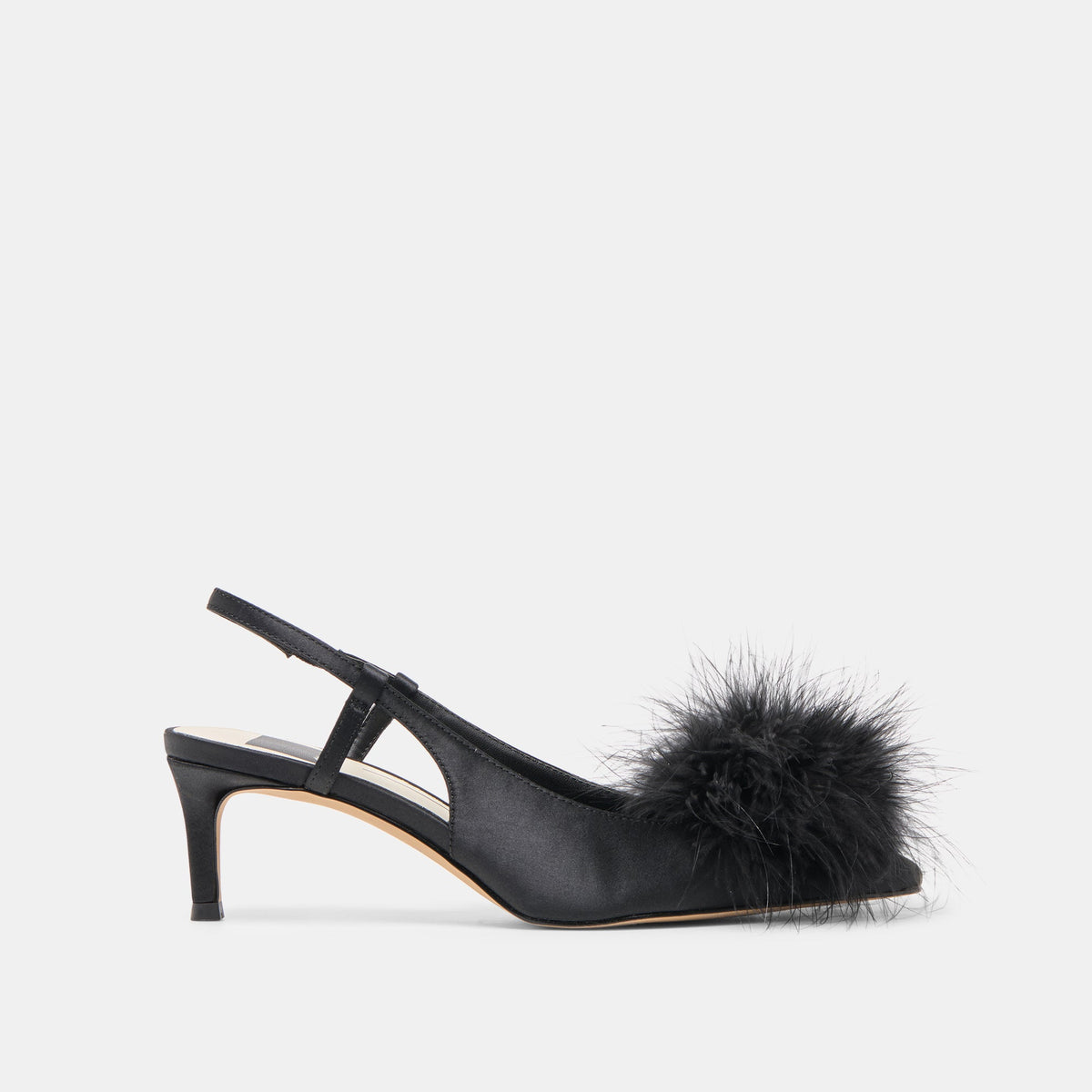 Kamy Onyx Satin Heels | Dolce Vita Hot Sale