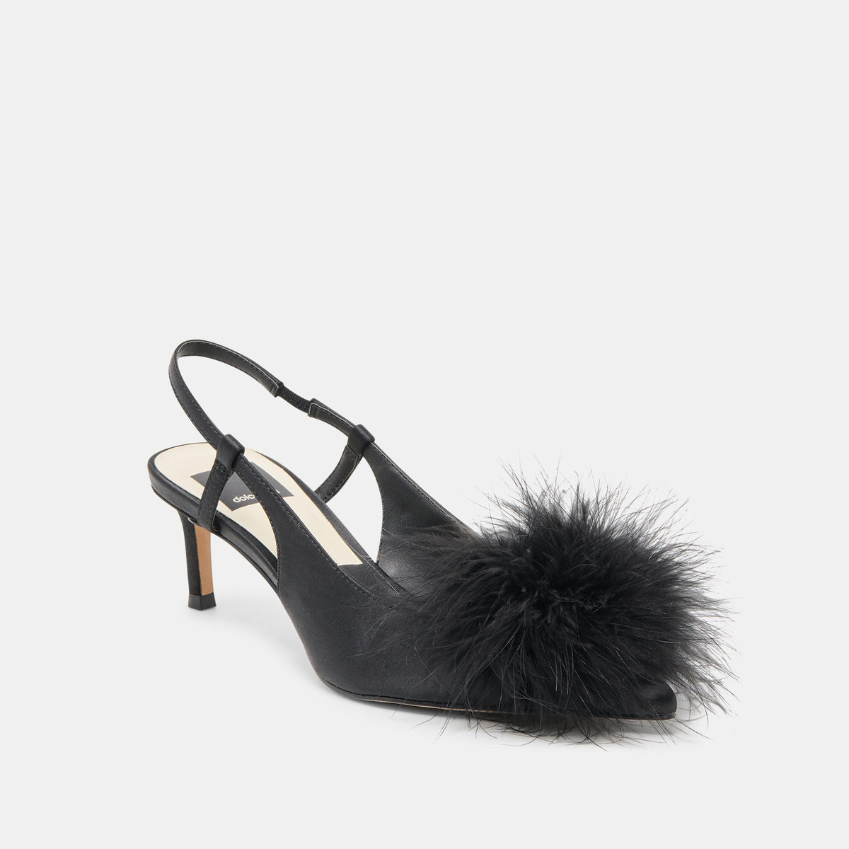Kamy Onyx Satin Heels | Dolce Vita Hot Sale