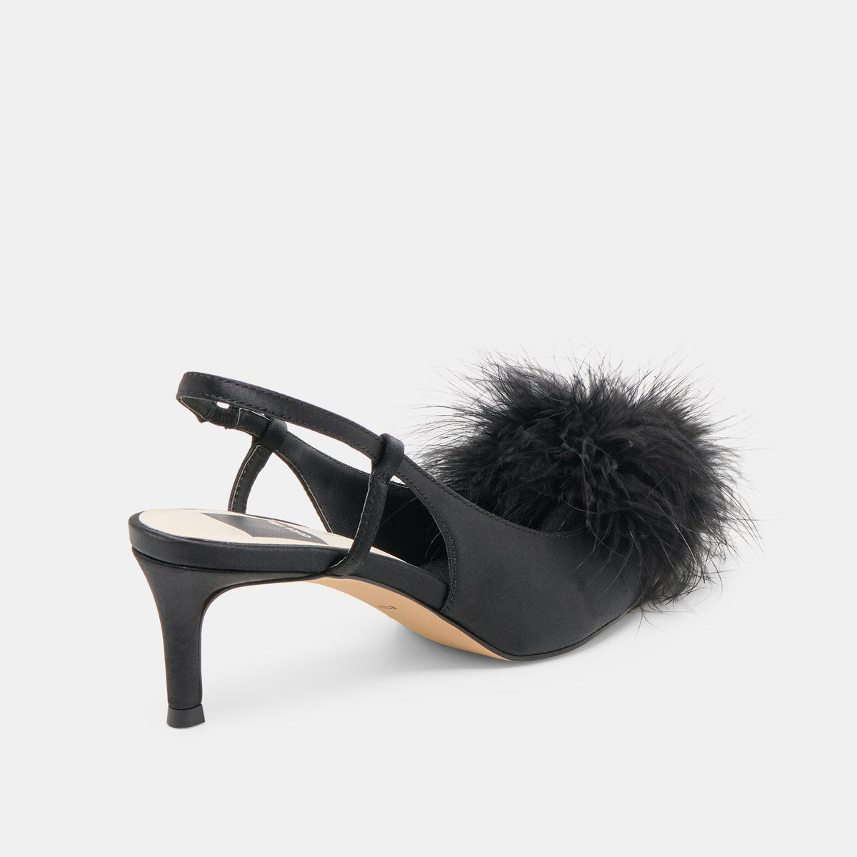 Kamy Onyx Satin Heels | Dolce Vita Hot Sale