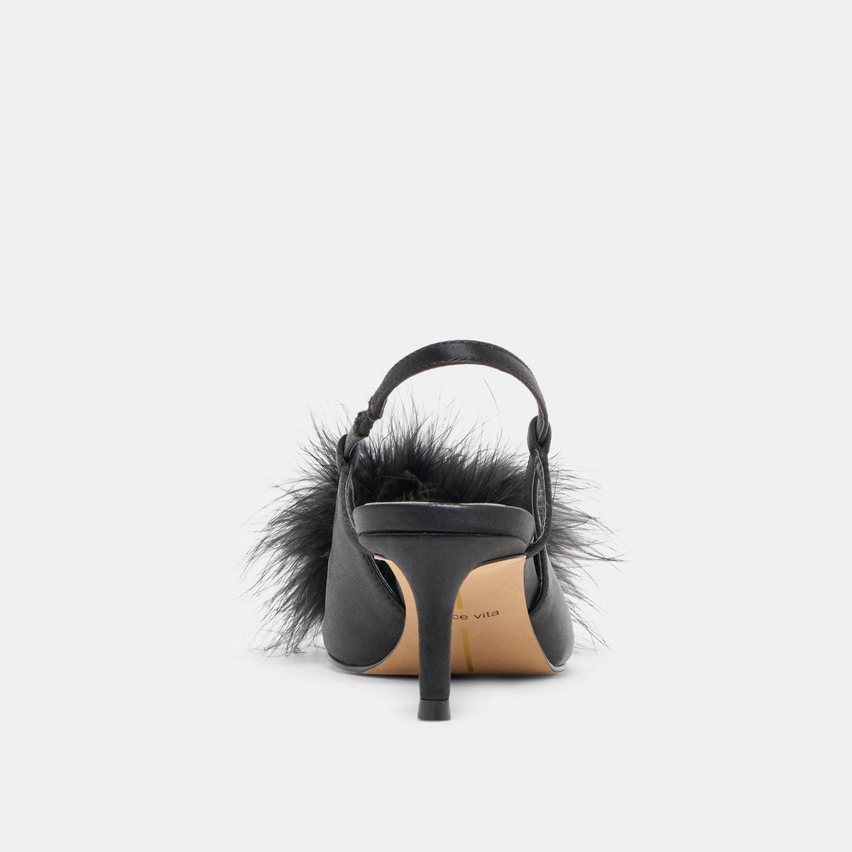 Kamy Onyx Satin Heels | Dolce Vita Hot Sale
