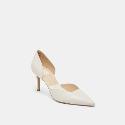 ELOY HEELS WHITE LEATHER
 – Dolce Vita | Dolce Vita Customer Favorite
