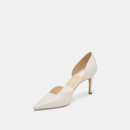 ELOY HEELS WHITE LEATHER
 – Dolce Vita | Dolce Vita Customer Favorite