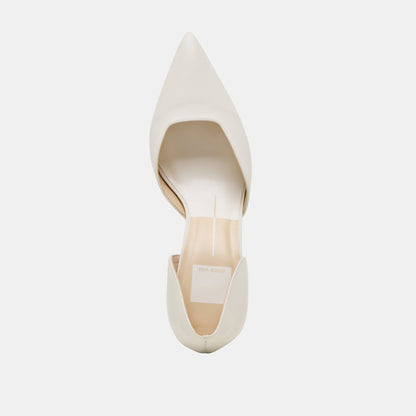 ELOY HEELS WHITE LEATHER
 – Dolce Vita | Dolce Vita Customer Favorite