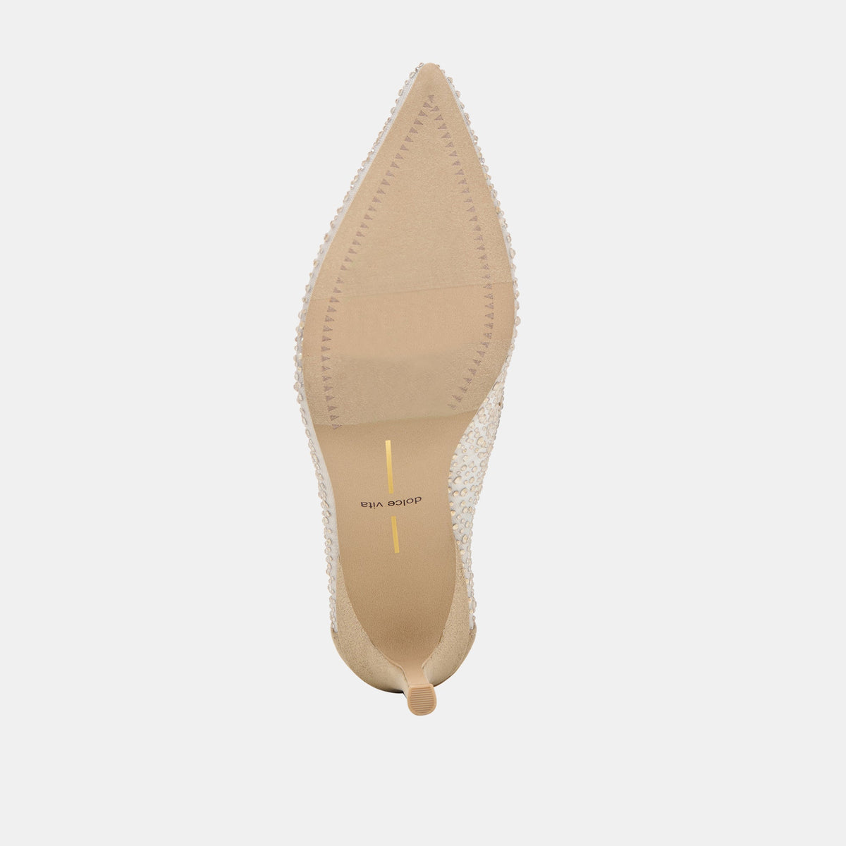 Kashe Crystal Lt Gold Mesh Heels | Dolce Vita Latest