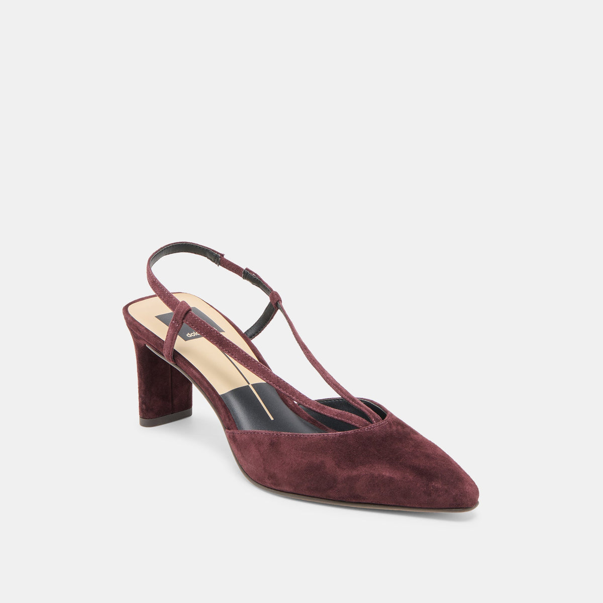 Ginay Mulberry Suede Heels | Dolce Vita New