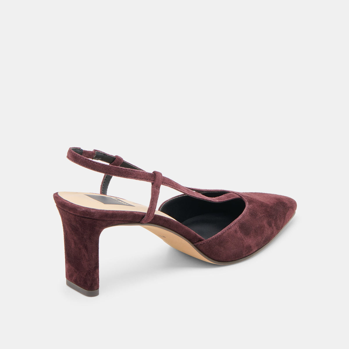Ginay Mulberry Suede Heels | Dolce Vita New