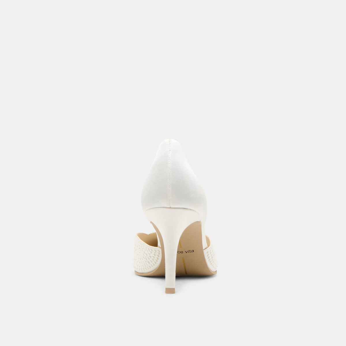 Eloy Pearl Off White Satin Heels | Dolce Vita Sale