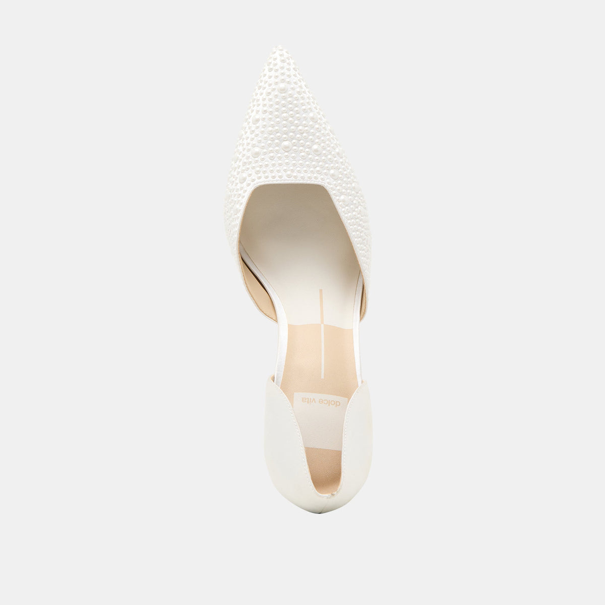 Eloy Pearl Off White Satin Heels | Dolce Vita Sale