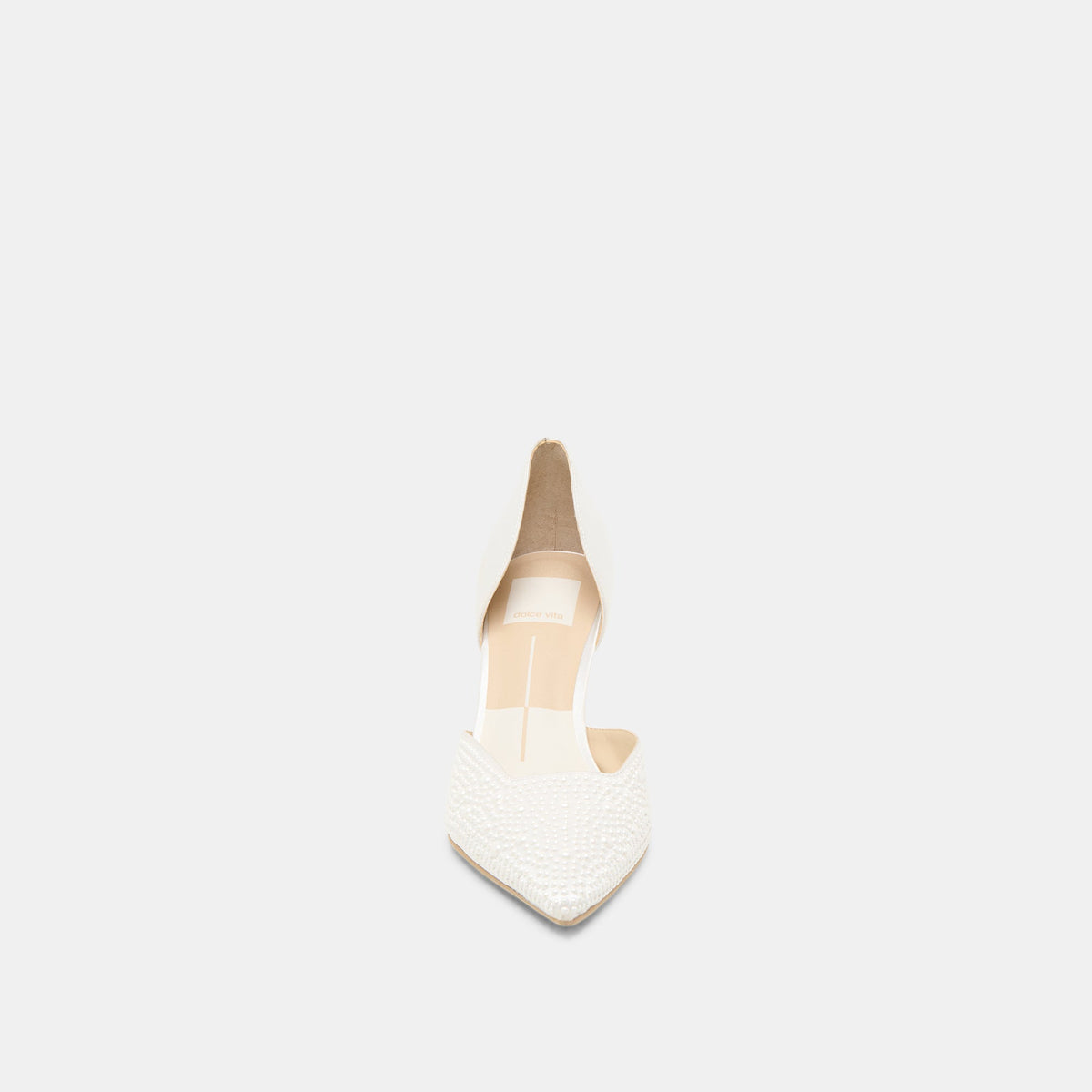 Eloy Pearl Off White Satin Heels | Dolce Vita Sale