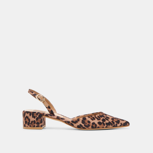 Carel Dk Leopard Satin Heels | Dolce Vita Exclusive