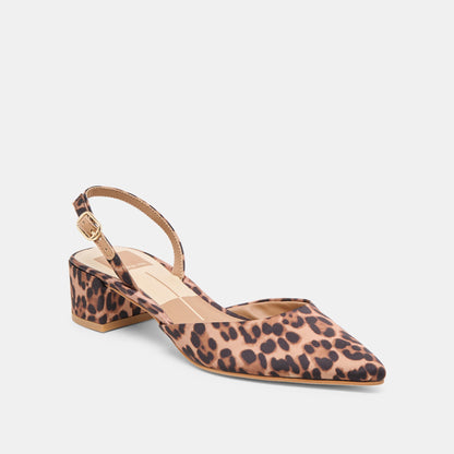 Carel Dk Leopard Satin Heels | Dolce Vita Exclusive