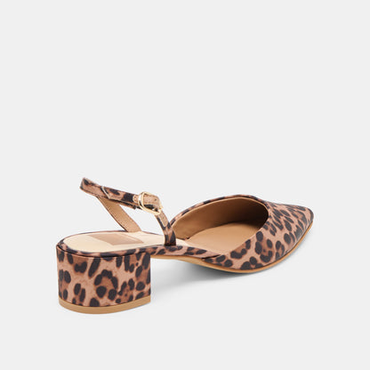 Carel Dk Leopard Satin Heels | Dolce Vita Exclusive