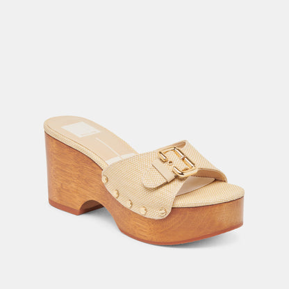 YALAH HEELS LT NATURAL RAFFIA
 – Dolce Vita | Dolce Vita New