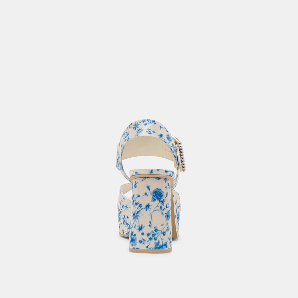 Bobby Pearl Blue Floral Satin Heels | Dolce Vita Discount