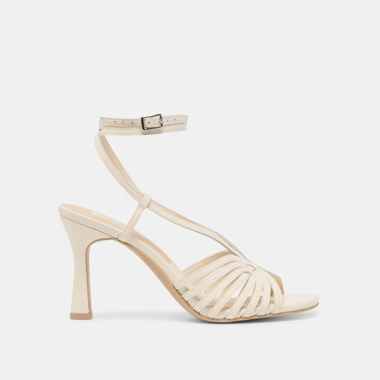 Nivana Off White Crinkle Patent Heels | Dolce Vita Trusted