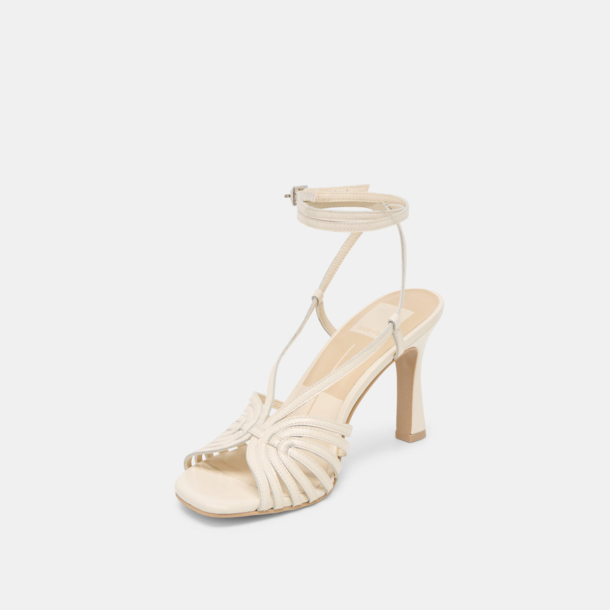 Nivana Off White Crinkle Patent Heels | Dolce Vita Trusted