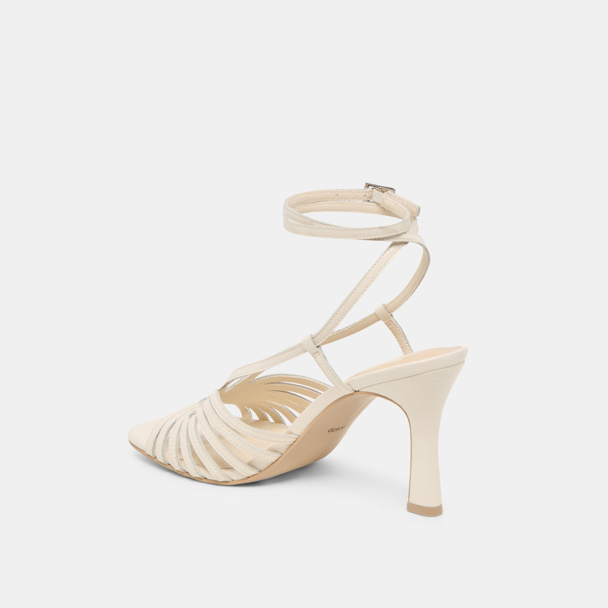 Nivana Off White Crinkle Patent Heels | Dolce Vita Trusted