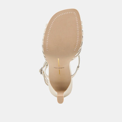 Nivana Off White Crinkle Patent Heels | Dolce Vita Trusted