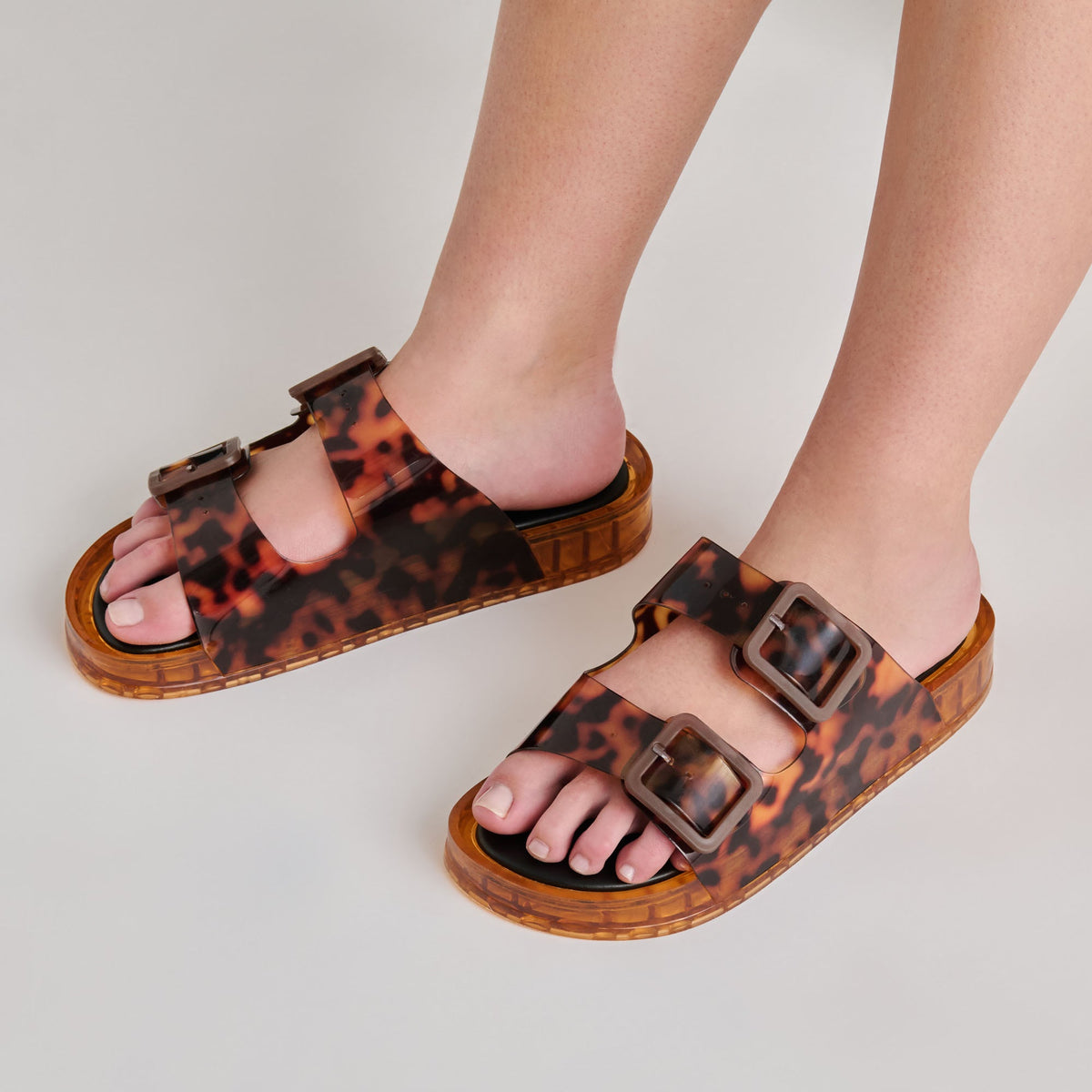 Julio Tortoise Vinyl Sandals | Dolce Vita Great Value