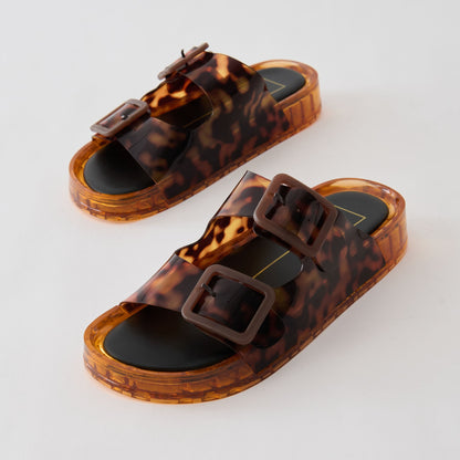 Julio Tortoise Vinyl Sandals | Dolce Vita Great Value