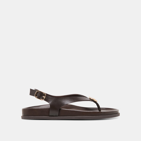 Jony Dk Brown Leather Sandals | Dolce Vita Featured