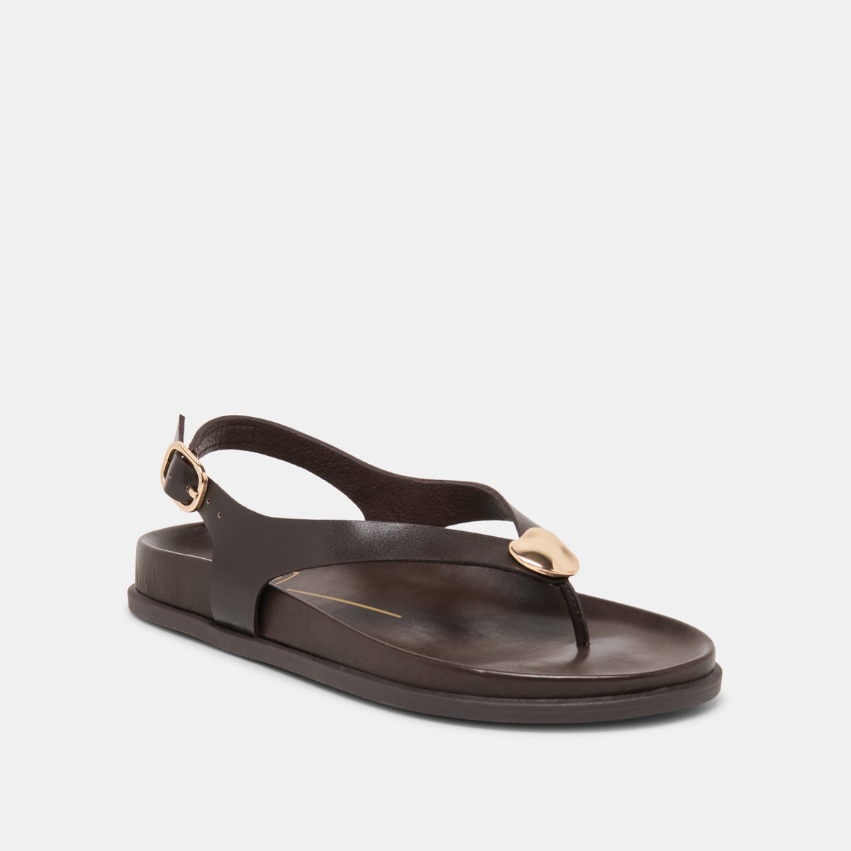 Jony Dk Brown Leather Sandals | Dolce Vita Featured