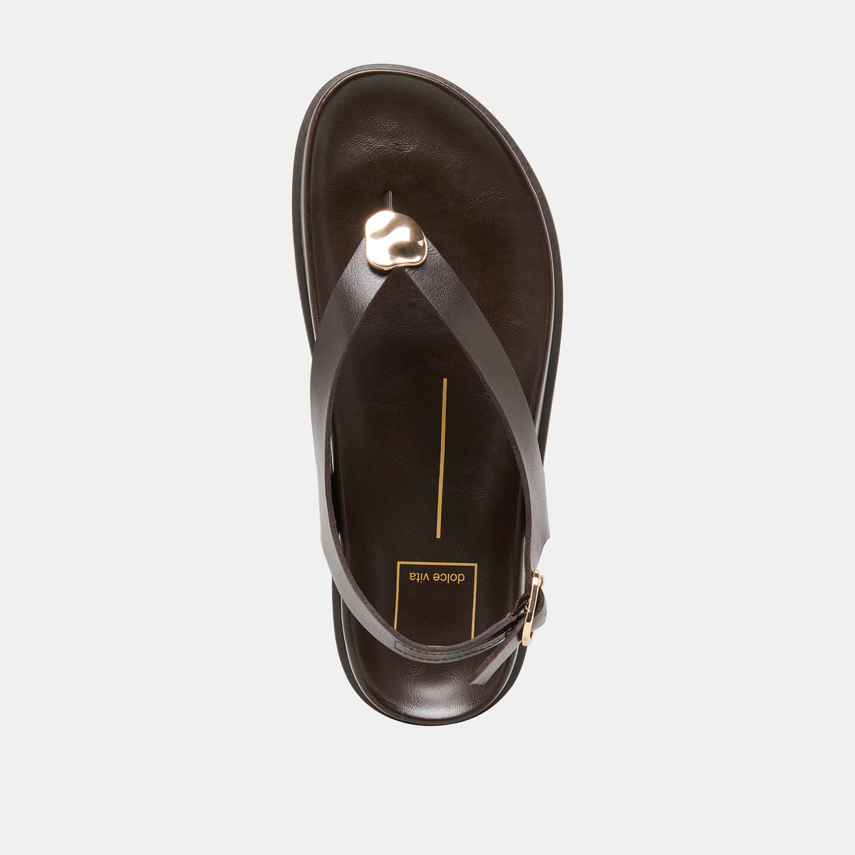 Jony Dk Brown Leather Sandals | Dolce Vita Featured