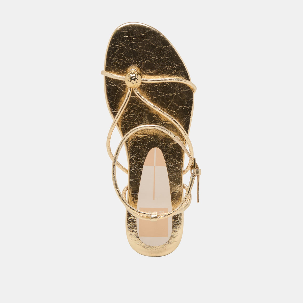 Kenley Gold Leather Sandals | Dolce Vita Great Value