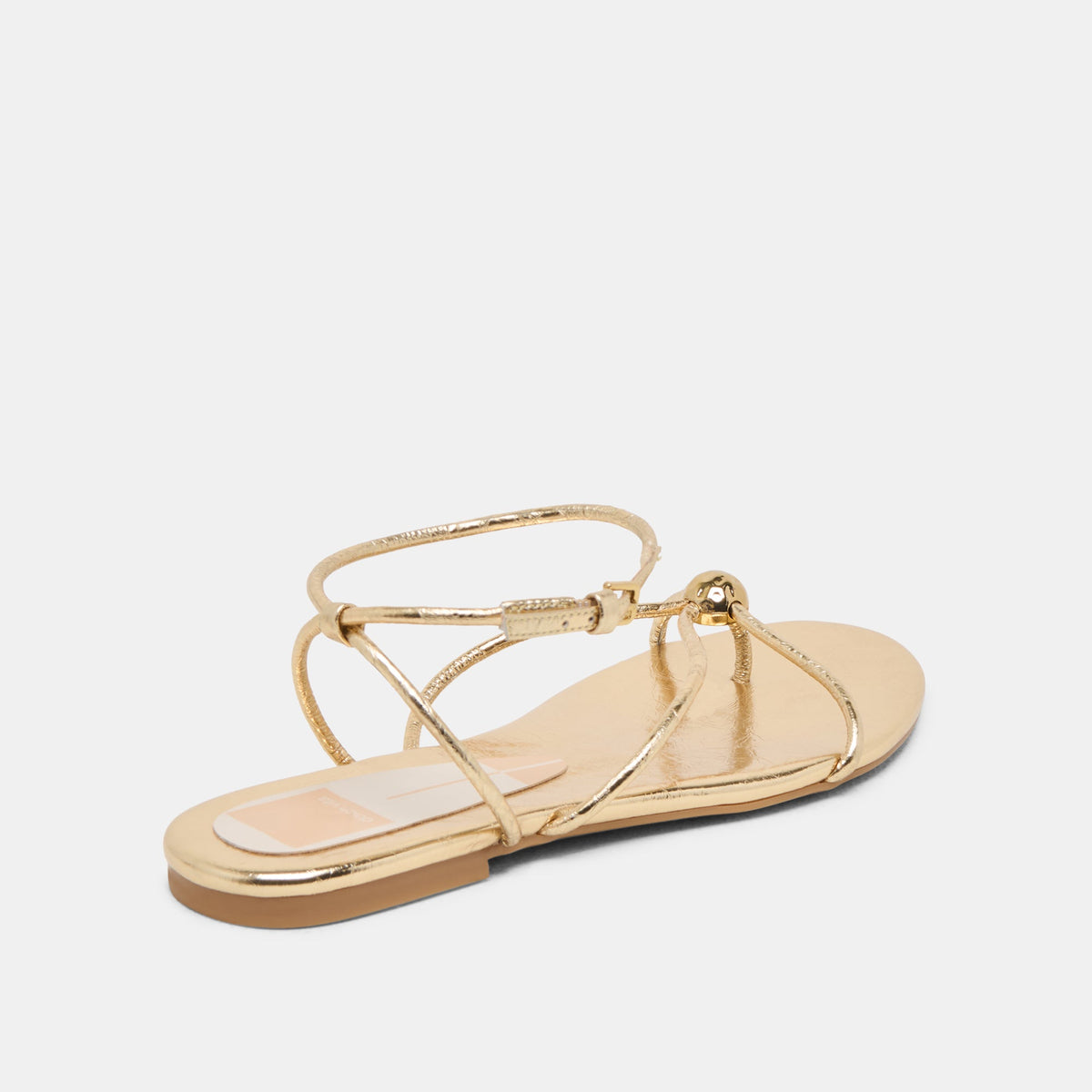 Kenley Gold Leather Sandals | Dolce Vita Great Value