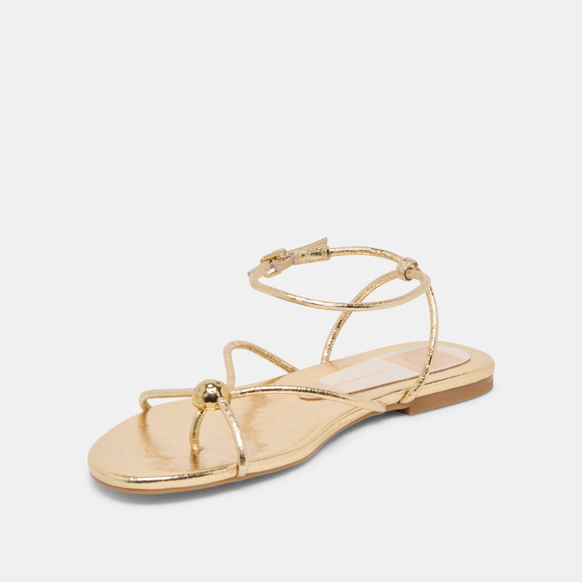 Kenley Gold Leather Sandals | Dolce Vita Great Value