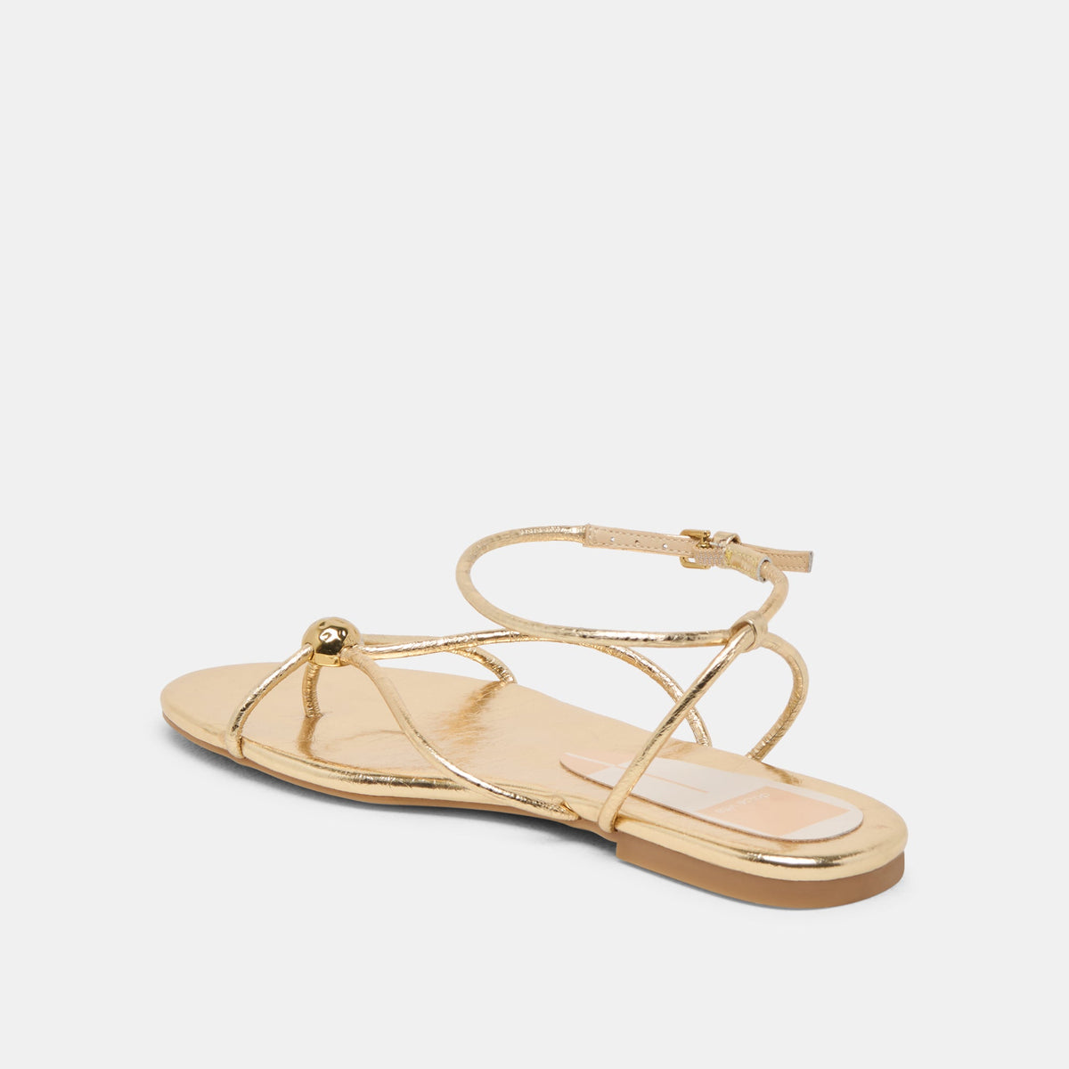 Kenley Gold Leather Sandals | Dolce Vita Great Value