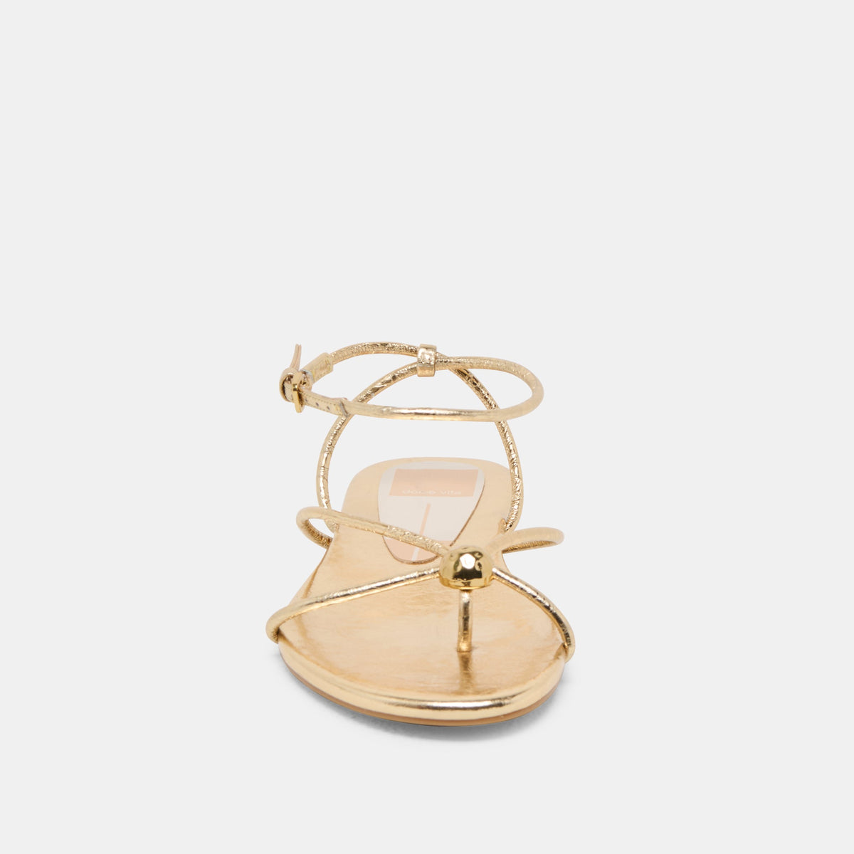 Kenley Gold Leather Sandals | Dolce Vita Great Value