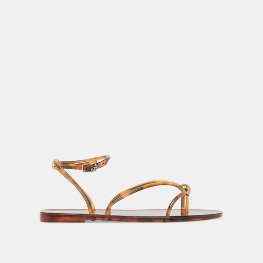 Kenley Vinyl Tortoise Jelly Sandals | Dolce Vita Premium