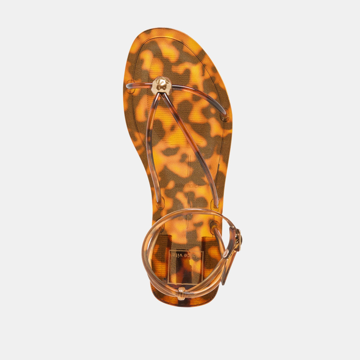 Kenley Vinyl Tortoise Jelly Sandals | Dolce Vita Premium