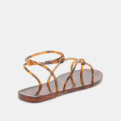 Kenley Vinyl Tortoise Jelly Sandals | Dolce Vita Premium