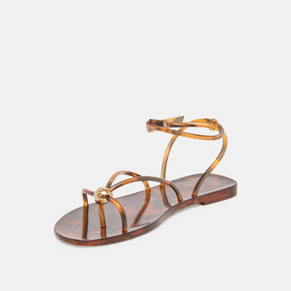 Kenley Vinyl Tortoise Jelly Sandals | Dolce Vita Premium