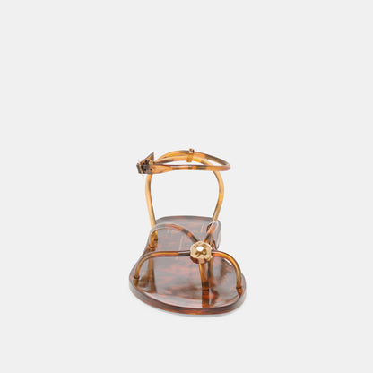 Kenley Vinyl Tortoise Jelly Sandals | Dolce Vita Premium